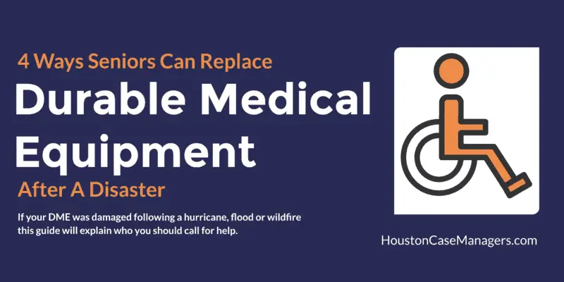 replace medical equipment after a disaster