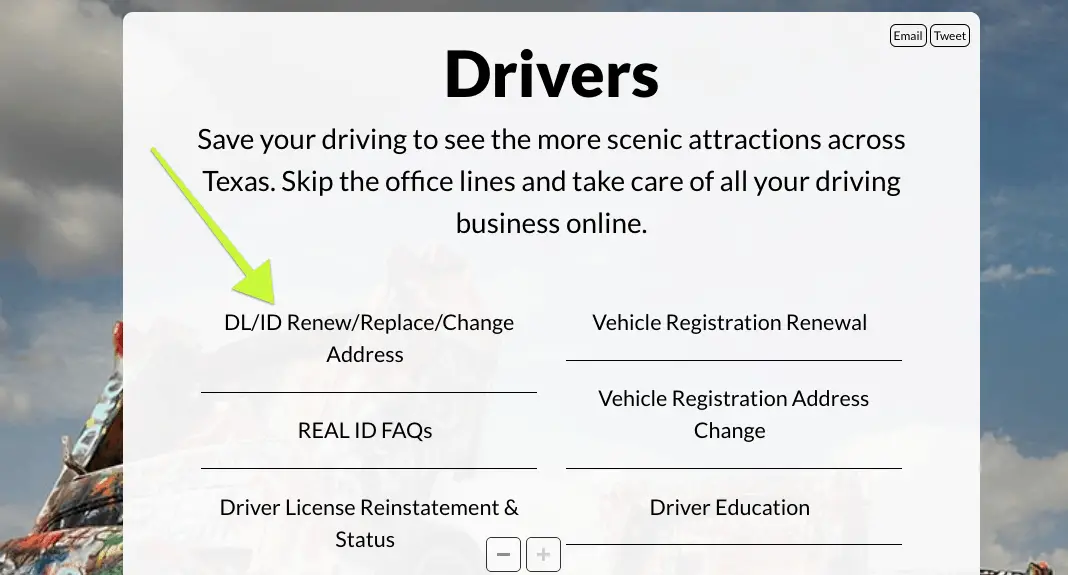 Texas Drivers License Renewal And Replacement