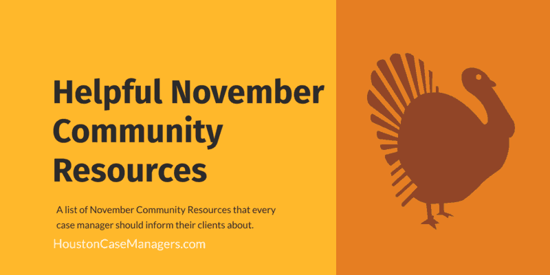November Community Resources Houston