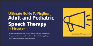 speech therapy in houston