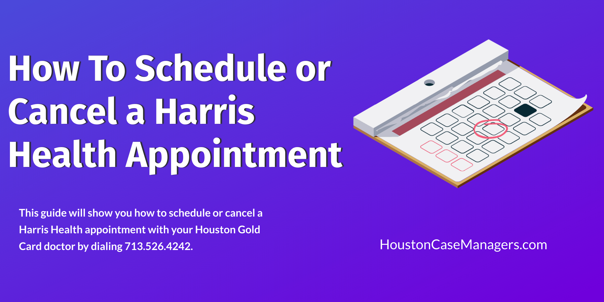 Harris Health appointment