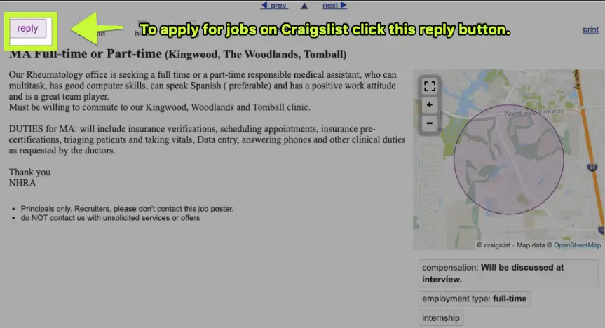 craigslist jobs