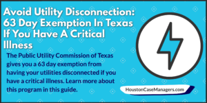 utility disconnection texas disability