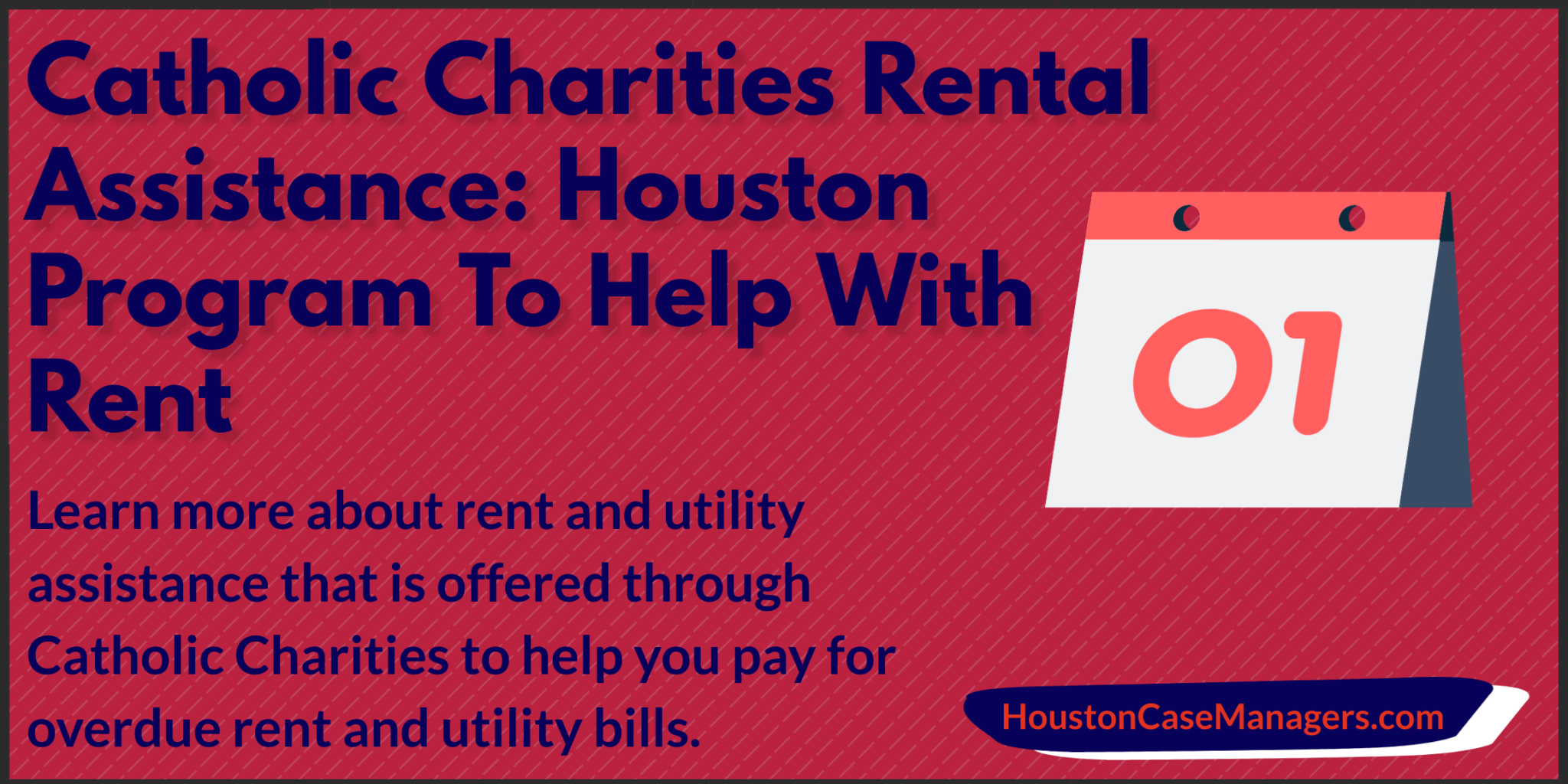 Catholic Charities Rent Assistance Houston Program To Help With Rent