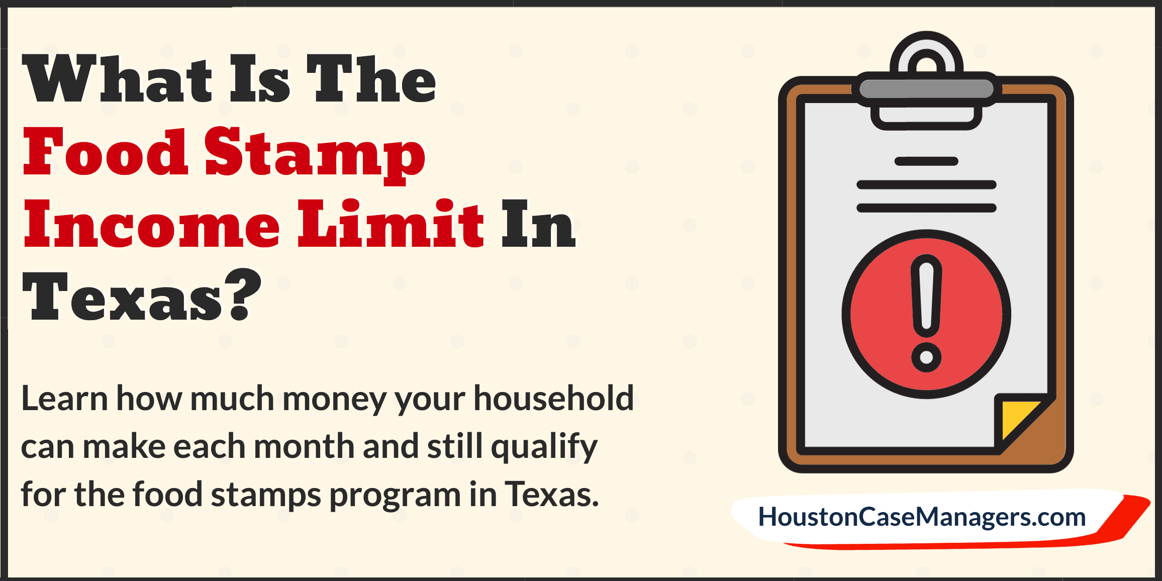 texas income food stamp limit