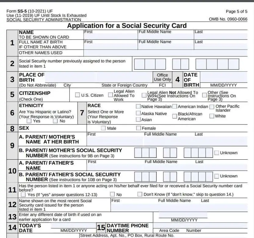 How To Contact The Social Security Office For A Name Change   How To Fill Out A Social Security Name Change Form 1 E1643171642520 