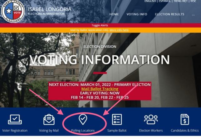 How to Find Your Polling Place in Harris County 