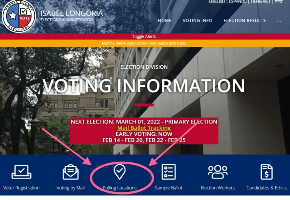 How To Find Your Polling Place In Harris County