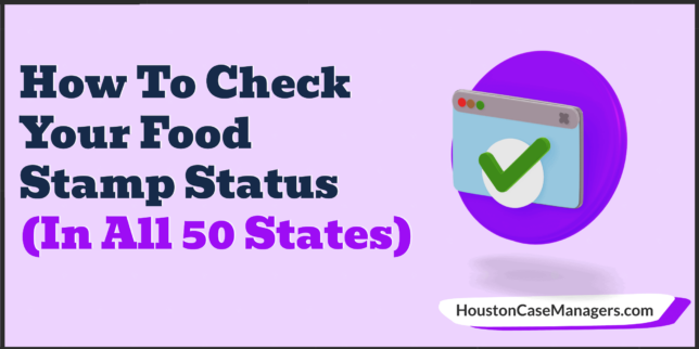 status of my food stamp application