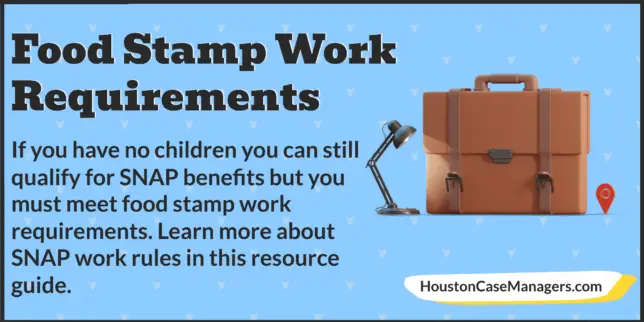 food stamp work requirements