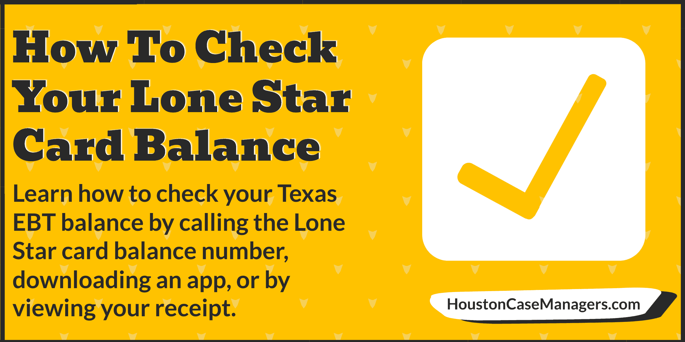 lone star card balance