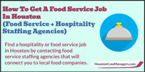 houston food service job
