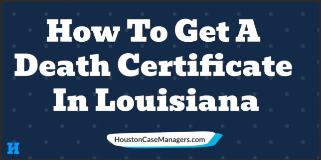 death certificate Louisiana