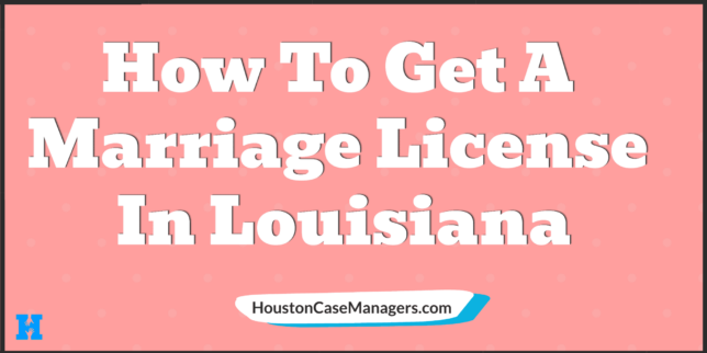 marriage license louisiana