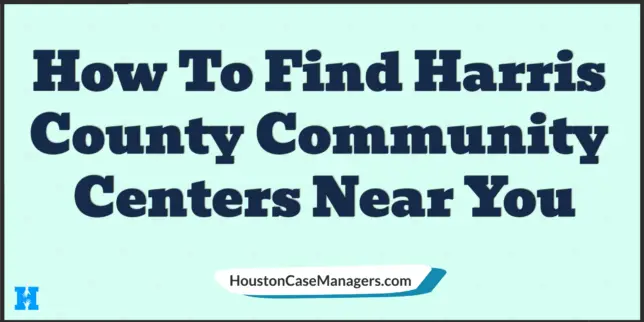 harris county community centers