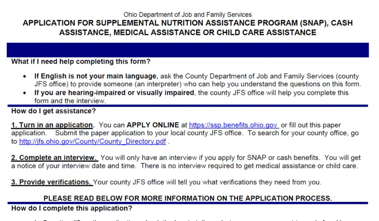 food stamps application mo
