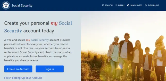 my Social Security account