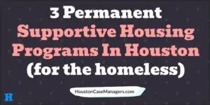permanent supportive housing houston