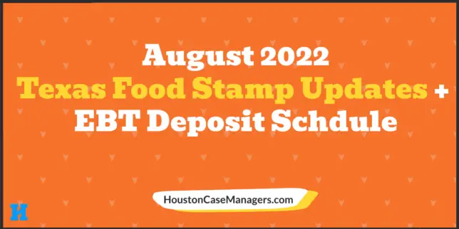 texas food stamp updates August 2022