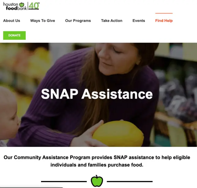 Houston Food Bank SNAP Assistance