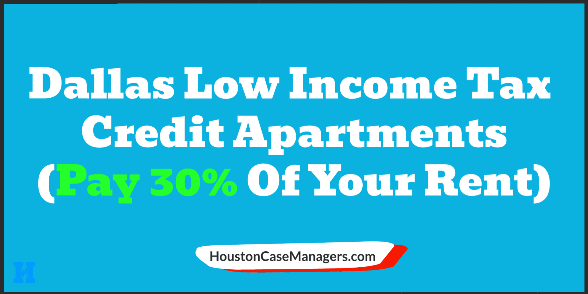 Dallas Low Tax Credit Apartments (Pay 30 In Rent Each Month)