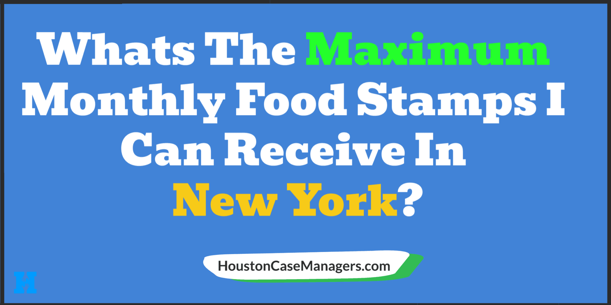 Whats Maximum Monthly Amount Of Food Stamps I Can Get In New York?