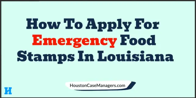 emergency food stamps Louisiana