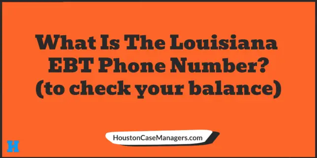 Louisiana EBT Phone number