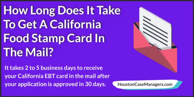 California EBT Card Mail