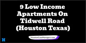 low income apartments Tidwell