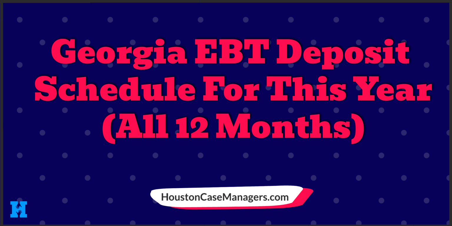 EBT Deposit Schedule 2023