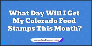 Colorado food stamp deposit schedule this month