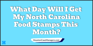 North Carolina food stamp deposit schedule this month