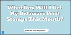 Delaware food stamp deposit schedule this month