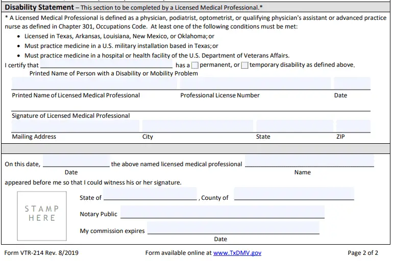 Harris County Disability Placard How To Get A Handicap Placard