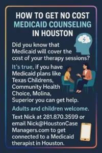 Medicaid Counseling Houston
