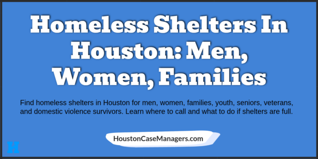 homeless shelters in houston